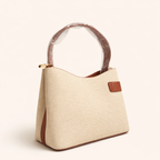 Beige Luxe Belted Handbag