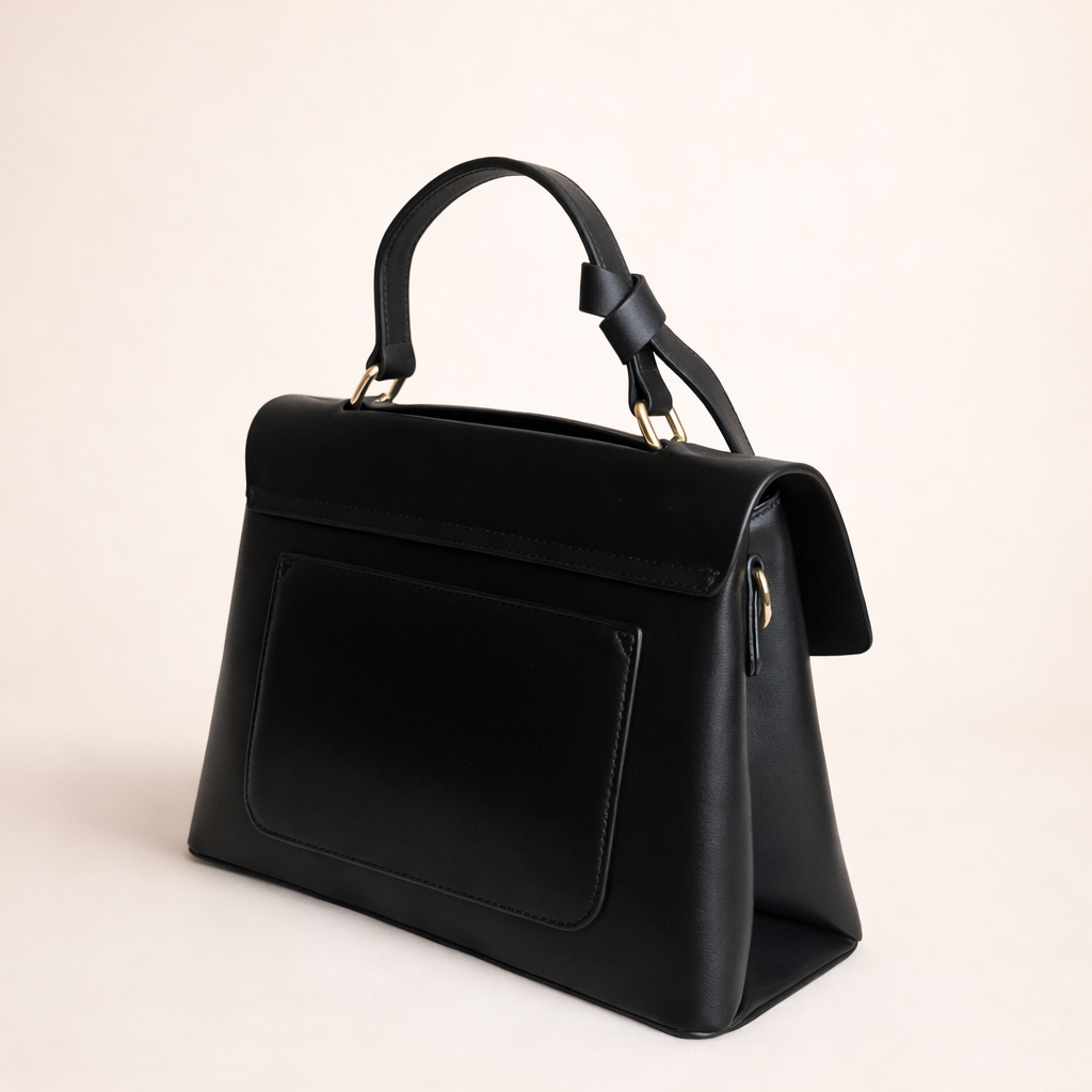 Classic Dual-Tone Structured Satchel