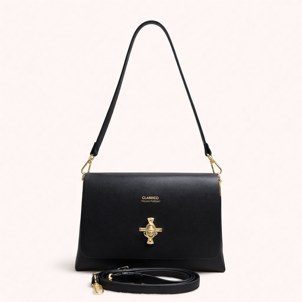Classic Veloura Crest-BLACK