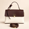 Classic Dual-Tone Structured Satchel