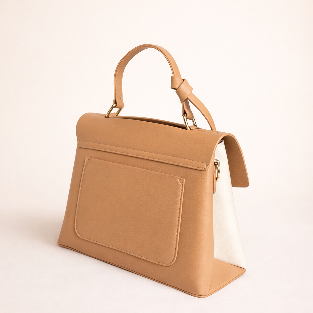 Classic Dual-Tone Structured Satchel