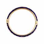 Royal Scarlet Enamel Bangle NAVY
