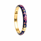 Royal Scarlet Enamel Bangle NAVY