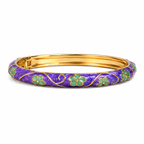 Royal Scarlet Enamel Bangle LAVENDER