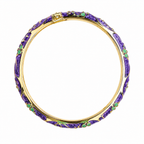 Royal Scarlet Enamel Bangle LAVENDER