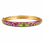 Royal Scarlet Enamel Bangle PURPLE