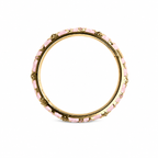 Royal Scarlet Enamel Bangle PINK