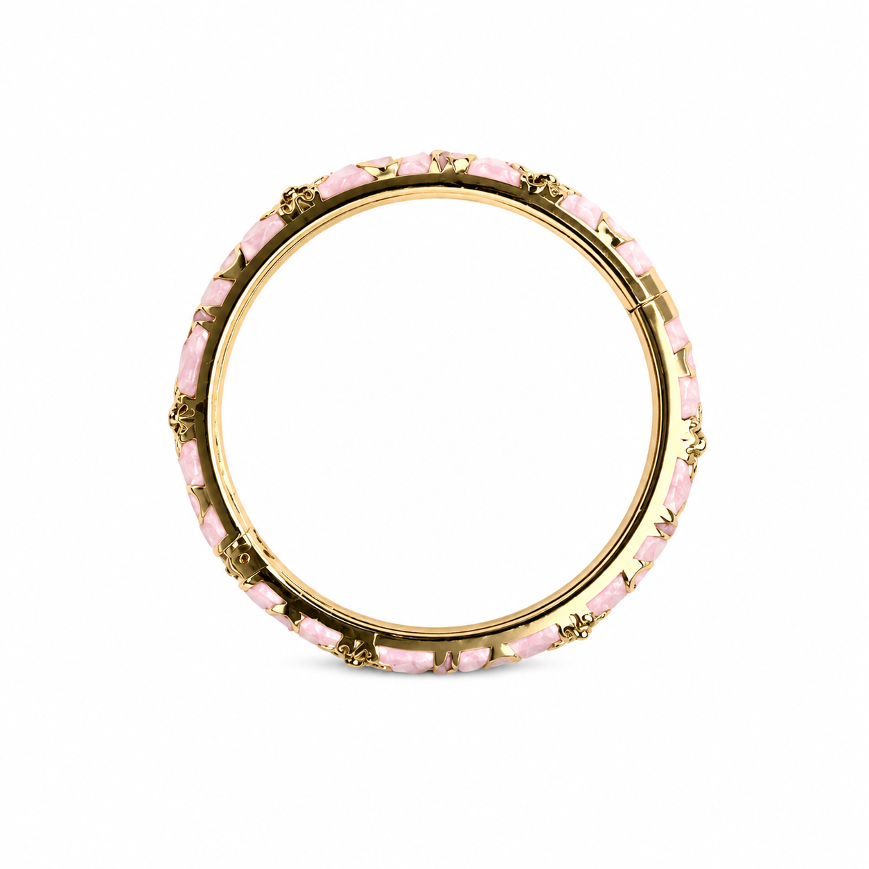 Royal Scarlet Enamel Bangle PINK