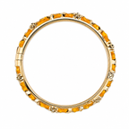 Royal Scarlet Enamel Bangle YELLOW