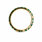 Royal Scarlet Enamel Bangle GREEN