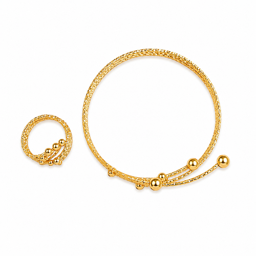 Celeste Spiral Cuff Bracelet