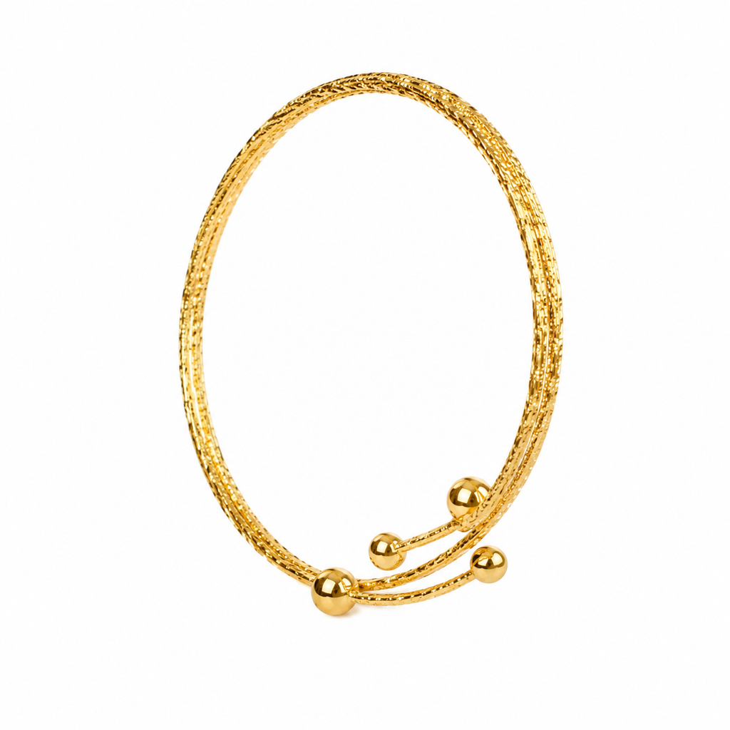 Celeste Spiral Cuff Bracelet