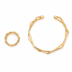 Infinity Geo Bracelet & Ring Set