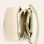 Pastel Green Luxe Classic Shoulder Bag