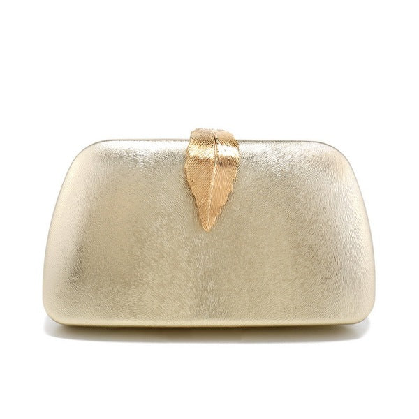 Golden Leaf Clutch
