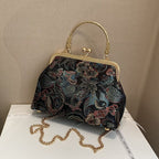 Noir Blossom Regal Clutch