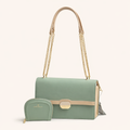 Chrisbella Luxe Chain Shoulder Bag Set (2-in-1) – GREEN
