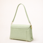Pastel Green Luxe Classic Shoulder Bag