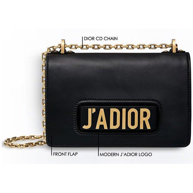 J’ADIOR Chain Shoulder Bag-Black