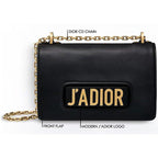 J’ADIOR Chain Shoulder Bag-Black